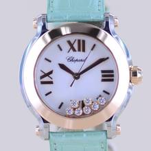  Chopard Happy Sport Flying Diamonds Stahl Roségold 36mm Luxus  
