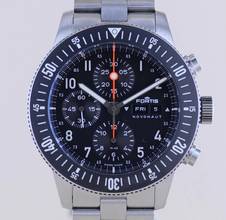  Fortis N-42 Novonaut Day Date Chronograph Legacy Edition B+P  