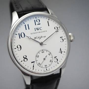  IWC Portuguese Portugieser F.A. Jones PLATINUM 950 Limited IW 544202 Box+Papiere - Full Set Like NOS Full Set 