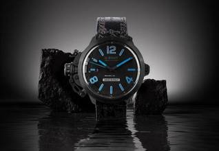 Thumbnail von U-Boat Capsule 8806 Capsule 50 mm PVD BK BL Automatik Herrenuhr 10ATM