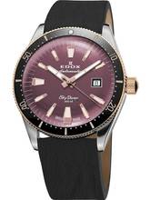  Edox 80131-357RNRC-VIO Skydiver Automatik +2. Armband Damenuhr 