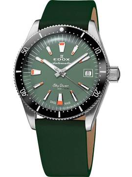  Edox 80131-3NC-VI Skydiver Automatik +Wechselarmband Damenuhr 