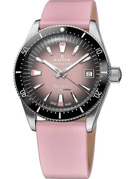  Edox 80131-3NC-NDRO Skydiver Automatik +Wechselarmband Damenuhr 