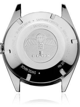  Edox 80131-3NM-NIB Skydiver Automatik Damenuhr 38mm 30ATM 