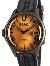  U-Boat 9547 Darkmoon Brown Vintage Herrenuhr 40mm 5ATM 