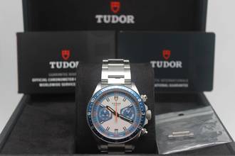  Tudor Heritage Chrono Blue 70330B Full Set 2022  