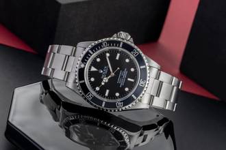 Thumbnail von Rolex Submariner (No Date) Oyster Edelstahl Automatik Herrenuhr Ref. 14060
