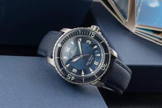 Thumbnail von Blancpain Fifty Fathoms Titan Automatik Herrenuhr Ref. 5015 12B40 O52A B&P 2023