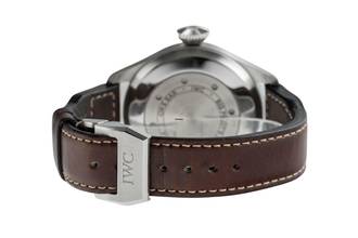 Thumbnail von IWC Große Fliegeruhr Big Pilot Stahl Automatik Green Dial Herrenuhr Ref. IW501015 B&P NP. 13900 