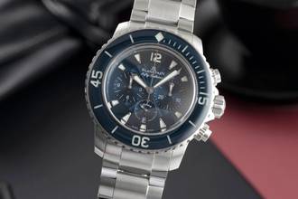 Thumbnail von Blancpain Fifty Fathoms Flyback Chronograph 5085FB-1140-52B B&P 2016