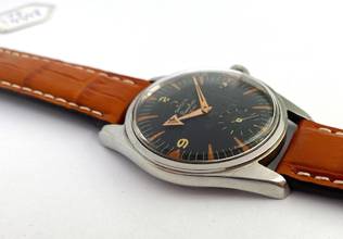 Thumbnail von Omega Classic Ranchero Vintage Handwinding Handaufzug 2990-1 Black Dial Broad Arrow 2990