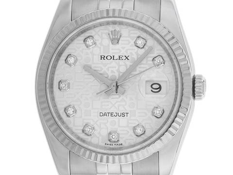  Rolex Datejust 36 Jubilee Ref.116234 2008 Full Set wie Neu Vintage  
