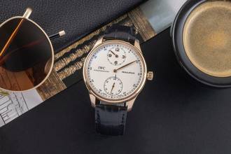 Thumbnail von IWC Portugieser Handaufzug 18k (0,750) Gold Handaufzug Herrenuhr Ref. IW544402