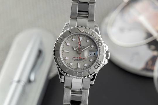  Rolex Yacht-Master 29 Oyster Stahl / Platin Automatik Damenuhr Ref. 169622 