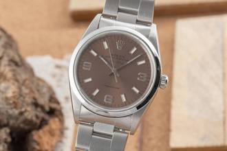 Thumbnail von Rolex Air King 34 Salmon Dial Edelstahl Automatik Herrenuhr Ref. 14000 B&P 1998