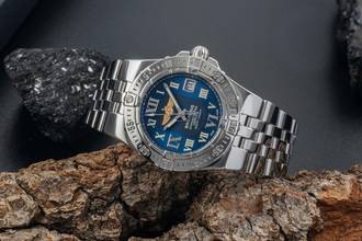 Thumbnail von Breitling Starliner Edelstahl Quarz Damenuhr Ref. A7134012/C778 B&P 2009