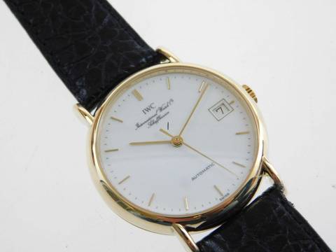  IWC Portofino Automatik 18 Karat Gelbgold 34 mm im Top Zustand 