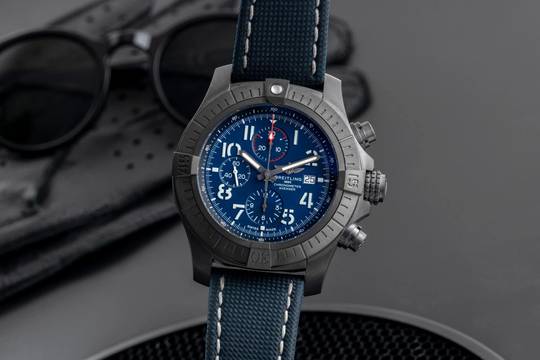  Breitling Super Avenger 48 Night Mission Chronograph V13375101C1X1 B&P 2021 