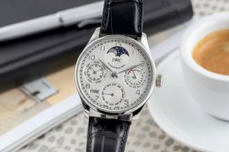 Thumbnail von IWC Portugieser Ewiger Kalender Portuguese Perpetual Calendar 950 Platin Automatik Ref. IW502219 B&P 2009