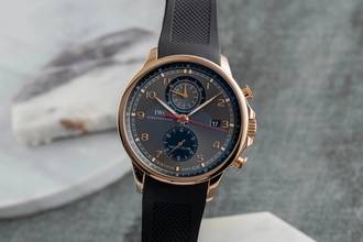 Thumbnail von IWC Portugieser Yacht Club Chronograph 18k Rotgold Automatik Ref. IW390202 Papiere 2012