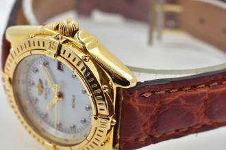 Thumbnail von Breitling Wings Lady Quartz Mother of Pearl Diamond Dial 18k Yellow Gold K67050