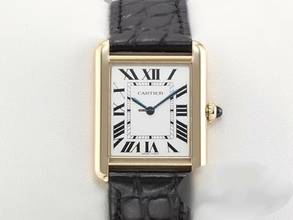 Thumbnail von Cartier Tank Solo Lady Tank Solo Edelstahl Gelbgold 750 2018 W5200002 Stahl Steel 18kt Yellow Gold Damen