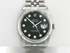 Thumbnail von Rolex Datejust 36 36mm 116234 2016 Stahl Weissgold 750 Diamanten Automatik Gold
