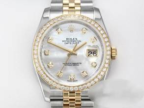 Thumbnail von Rolex Datejust 36 36mm 116243 Stahl Gelbgold 750 Perlmutt Diamanten Automatik