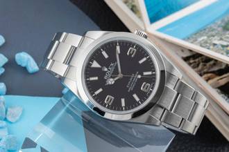 Thumbnail von Rolex Explorer 39 Oyster Perpetual Edelstahl Automatik Ref. 214270 B&P 2011