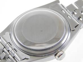 Thumbnail von Rolex Datejust Stahl 36 mm Sammler Full Set von 1978 mit Jubiläumsblatt rare arabic special Dial Box & Papers