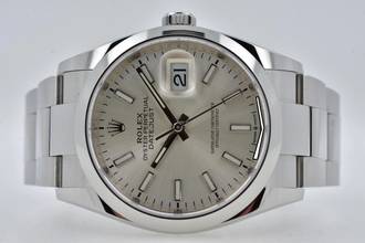  Rolex Datejust 36 Oyster Perpetual Datejust Silver Dial Oyster Bracelet 126200 Full Set 