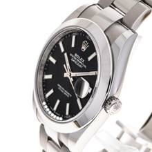 Thumbnail von Rolex Datejust 41 Black Oyster – 126300 – like NEW – 2022 Full Set Lc100