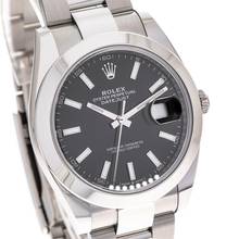 Thumbnail von Rolex Datejust 41 Black Oyster – 126300 – like NEW – 2022 Full Set Lc100