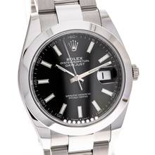 Thumbnail von Rolex Datejust 41 Black Oyster – 126300 – like NEW – 2022 Full Set Lc100