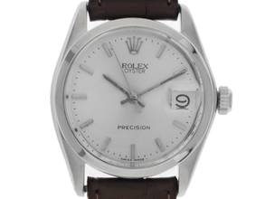  Rolex Oysterdate Precision open 6/9 Ref.6466 1973 original Box sehr gut Vintage 