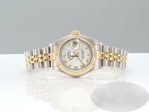Thumbnail von Rolex Lady-Datejust Edelstahl Gelbgold 750 Perlmutt Automatik Gold Stahl Damen