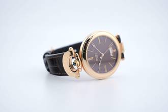 Thumbnail von Bovet Château de Môtiers Amadeo Rose Gold - Brown Dial - With Box And Papers H42RA004