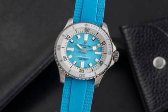  Breitling Superocean Stahl Automatik Herrenuhr Ref. A17377211C1S1 B&P 
