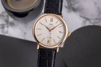 Thumbnail von IWC Portofino Automatic Schaffhausen Portofino 18K Gold (0,750) Automatik Ref. IW356504 B&P 2012