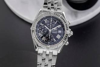  Breitling Crosswind Chronograph Stahl Automatik Herrenuhr Ref. A13355 