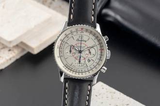  Breitling Montbrillant Chronograph Stahl Automatik Herrenuhr Ref. A41330 