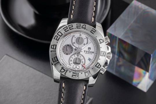  Tudor Iconaut GMT Chronograph Automatik Datum Edelstahl Herrenuhr Ref. 20400 