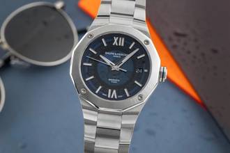 Thumbnail von Baume & Mercier Riviera Stahl Automatik Herrenuhr Ref. M0A10616 65899 B&P