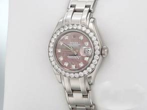 Thumbnail von Rolex Lady-Datejust Pearlmaster 29 80299 Weissgold 750 Perlmutt Diamanten Automatik Lady
