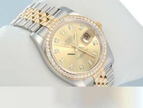 Thumbnail von Rolex Datejust 36 36mm 116243 2013 Stahl Gelbgold 750 Diamanten Automatik Gold
