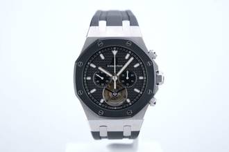 Thumbnail von Audemars Piguet Royal Oak Tourbillon Chronograph 44mm - Box+Papers - 24 Months Warranty - 26377SK.OO.D002CA.01 2010