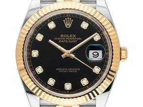 Thumbnail von Rolex Datejust 41 Diamanten Ref.126333 2022 Full Set Ungetragen