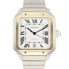  Cartier Santos Large Steel / Gold 