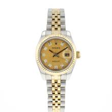 Thumbnail von Rolex Lady-Datejust 26 Jubilee Steel Gold Diamond Logo Dial