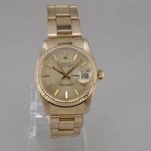  Rolex Datejust 31 Automatik 18k Gold Tritium Oyster Armband mit Box 